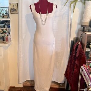 New Women’s White Tank Top Maxi Dress (2XL)